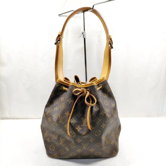 Louis Vuitton LV Shoulder Bag Petit Noe Brown Monogram 845-042825 - Picture 1 of 13